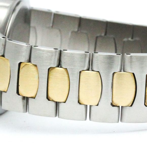 Polished OMEGA Seamaster Polaris Day Date 18K Gold Steel Watch 396.1022 BF572308 - Picture 3 of 8